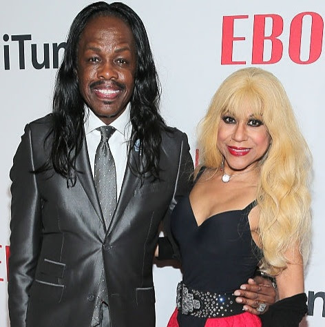 R&B performers Verdine White and Shelly Clark White