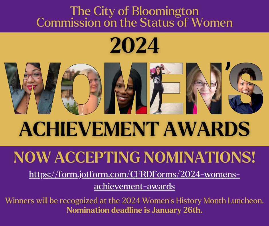 2024 Women's achievement award nominations