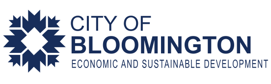 City of Bloomington - Economic and Sustainable Development logo.