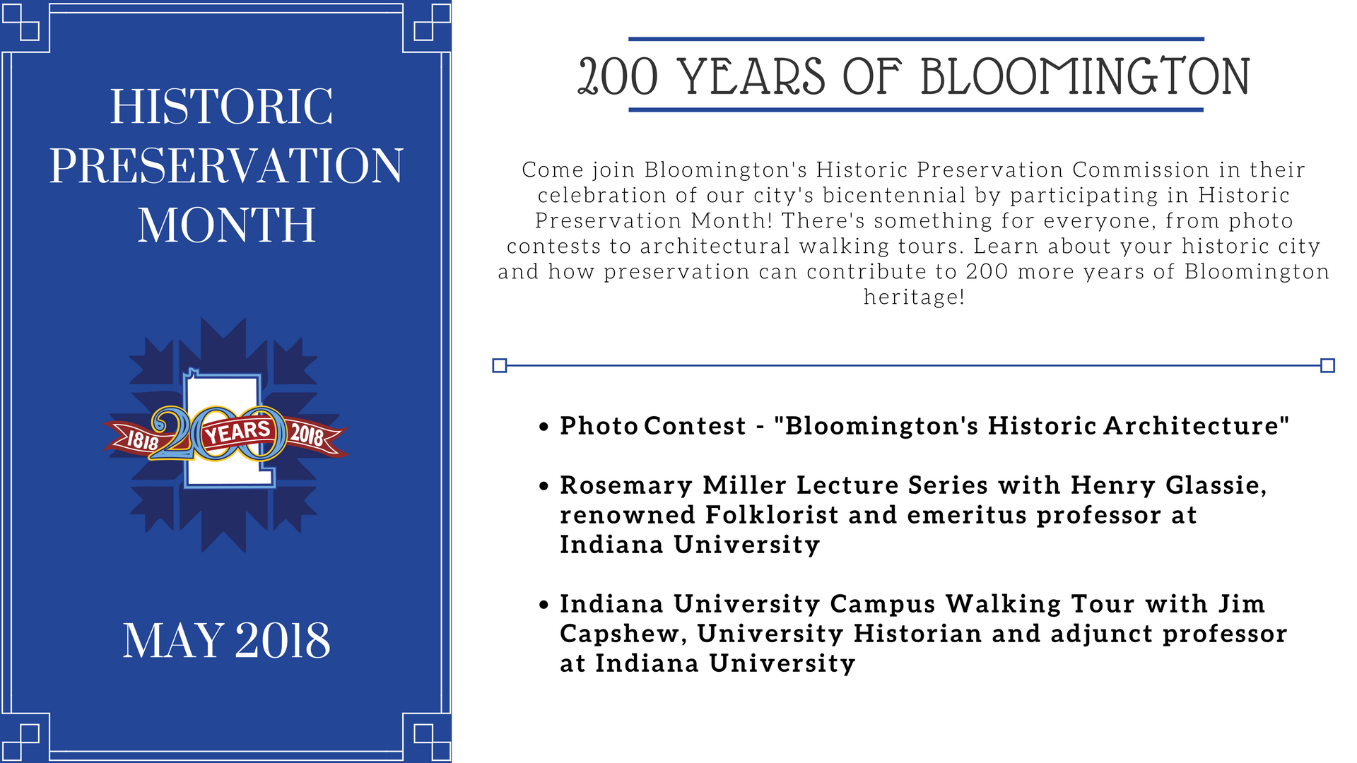 Historic Preservation Month Banner