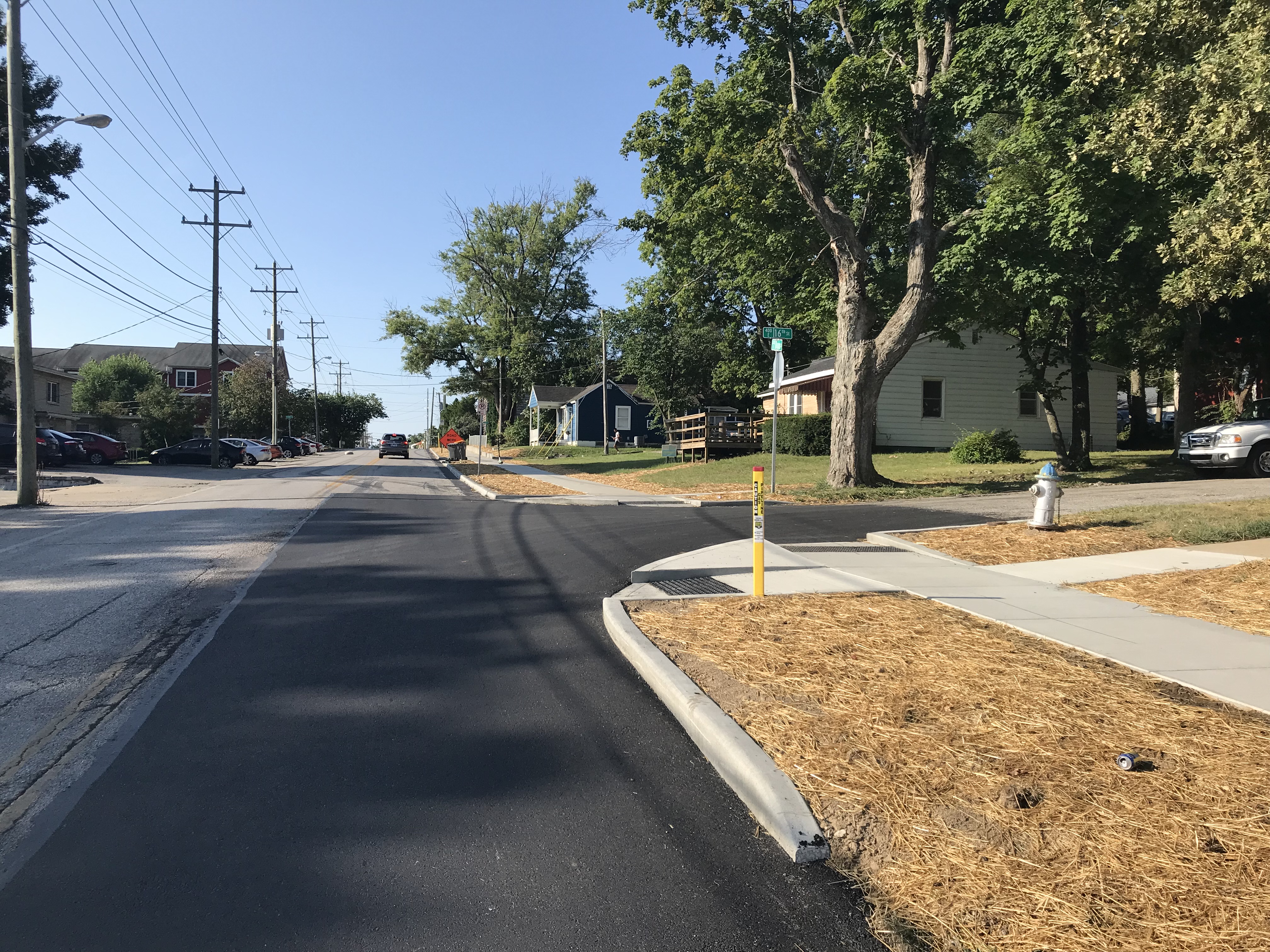 Dunn St Sidewalk at 16th St