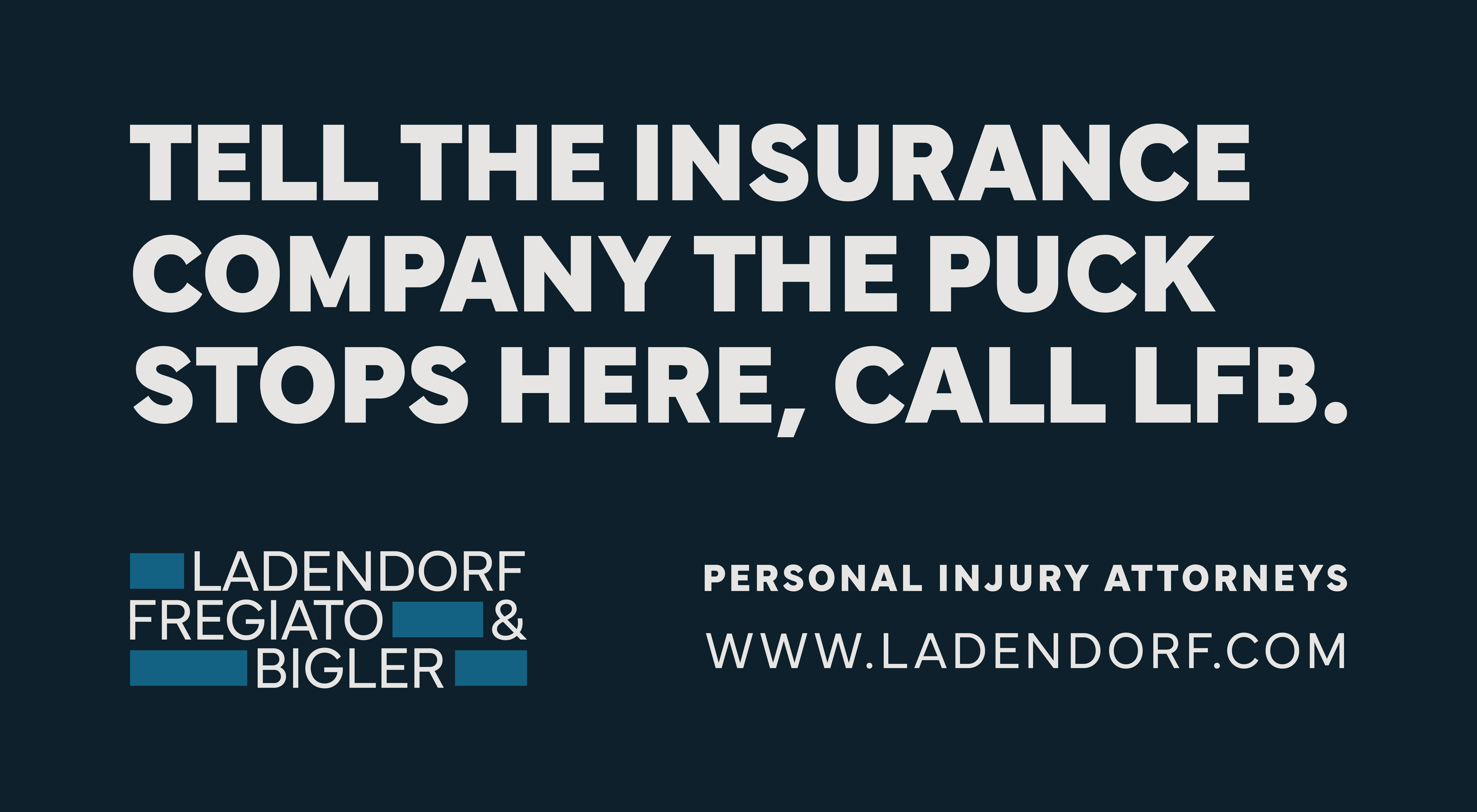 Ladendorf Fregiato and Bigler Law Firm, a Frank Southern Ice Arena sponsor