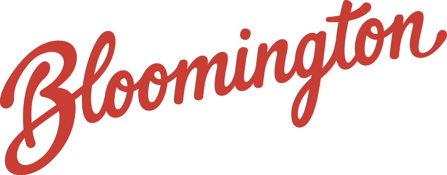Visit Bloomington logo.