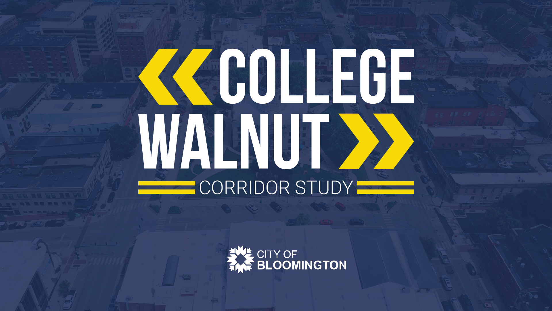 Corridor Study Logo on dark blue background