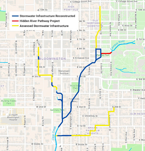 Downtown stormwater graphic