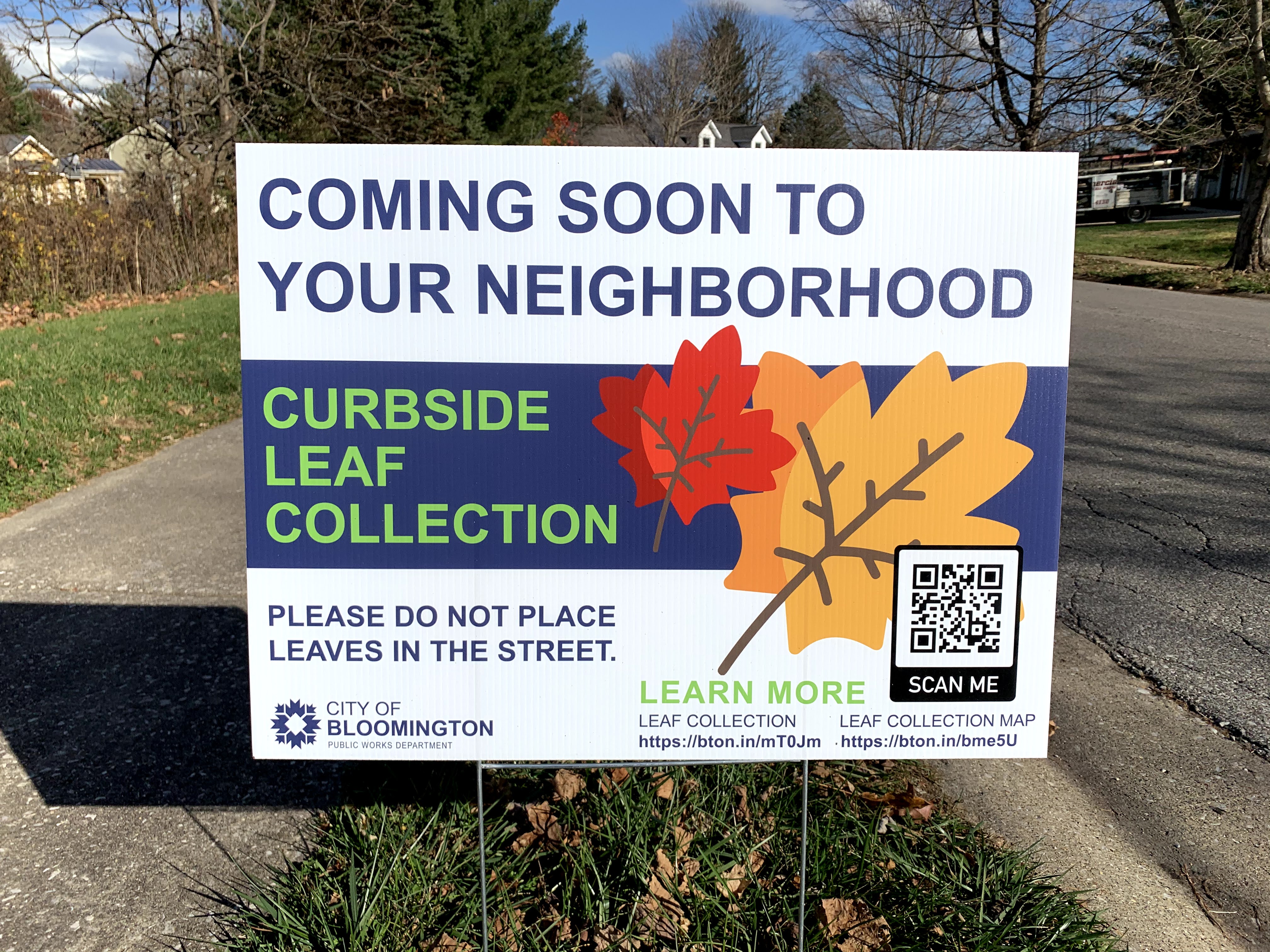 Leafing Signage