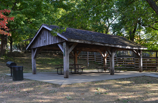 Building Trades Park picnic shelter