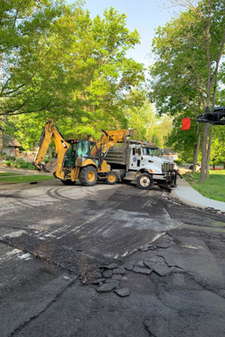 Street Being Repaved