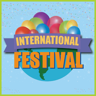 International Festival logo graphic