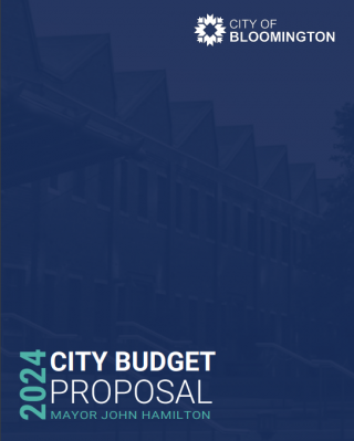 2024 city Budget Proposal cover sheet