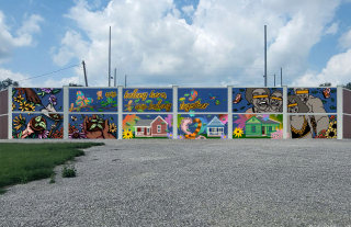 Artist's Rendering of Duke Substation Mural Design