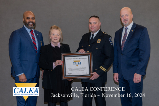 CALEA Commission Chairperson Marlon Lynch Telecommunications Manager Amy Hensley Captain Ryan Pedigo CALEA Executive Director W Craig Hartley, Jr.
