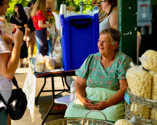 kettle of corn stand