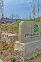 Walnut Street Entrance to Switchyard Park