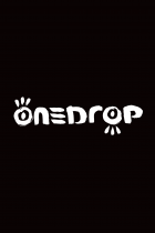 OneDrop logo in white on black background