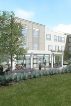 rendering of Kohr building affordable housing development