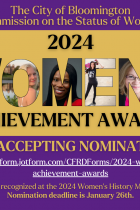 2024 Women's achievement award nominations 